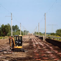Railway line Hamburg – Berlin, consulting services of the soil improvement measures