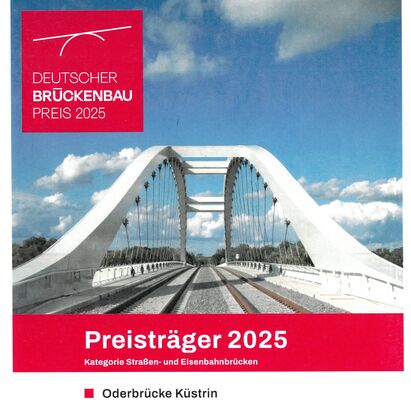 Urkunde Deutscher Brückenbaupreis 2025