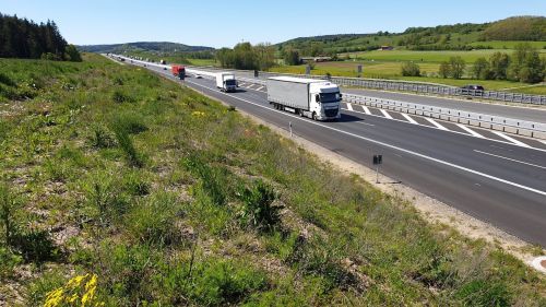 Aussicht auf die Autobahn A3